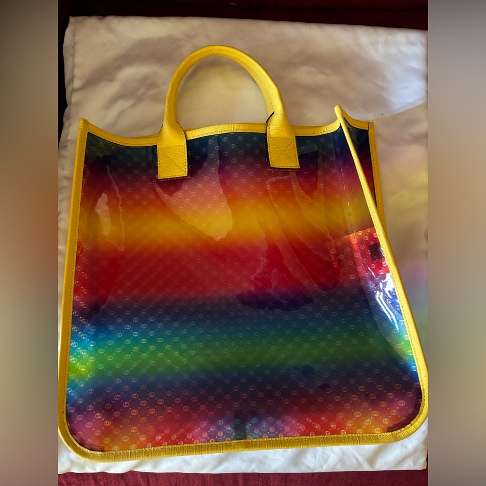 Gucci rainbow tote